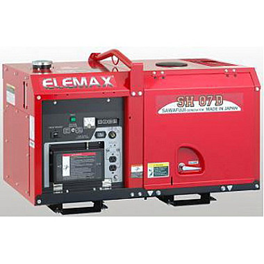Máy phát điện  Elemax SH07D ( Chạy dầu, Chống ồn) 5,5KVA