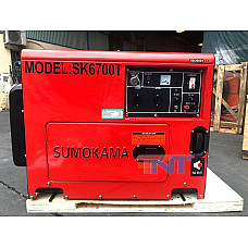 Máy phát điện chạy dầu Sumokama SK6700T (5KVA) - Có cách âm