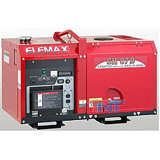 Máy phát điện Elemax SH07D (Chạy dầu, Chống ồn) 5,5KVA Máy phát điện Elemax SH07D (Chạy dầu, Chống ồn) 5,5KVA